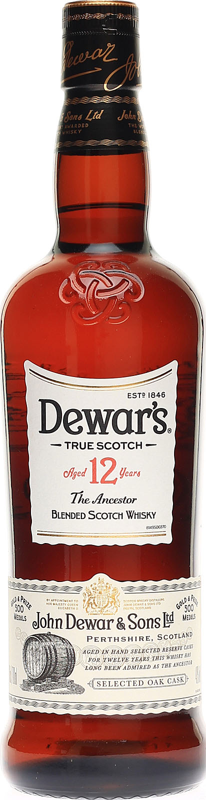 Dewars Jahre Blended Scotch Whisky Hier Im Shop