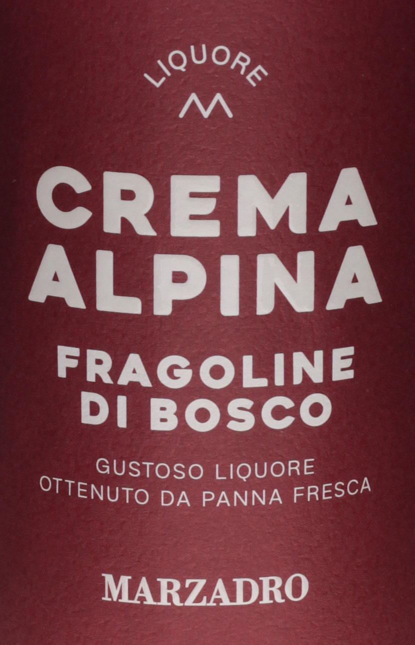 Marzadro Crema Alpina Fragoline Di Bosco Liter Bei