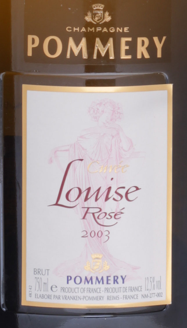 Pommery Cuvee Louise Rosé Vintage 2003 Spitzenchampagne