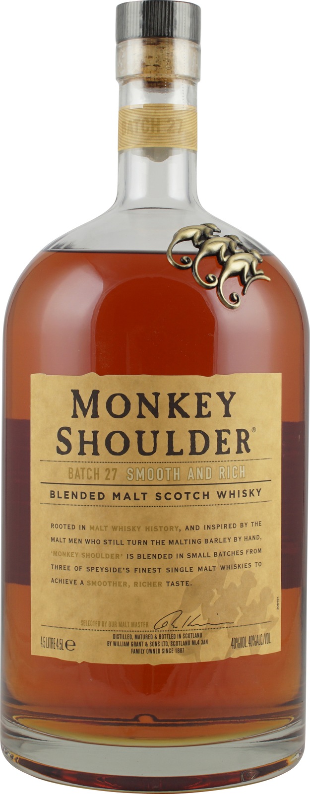 monkey shoulder whiskey candle