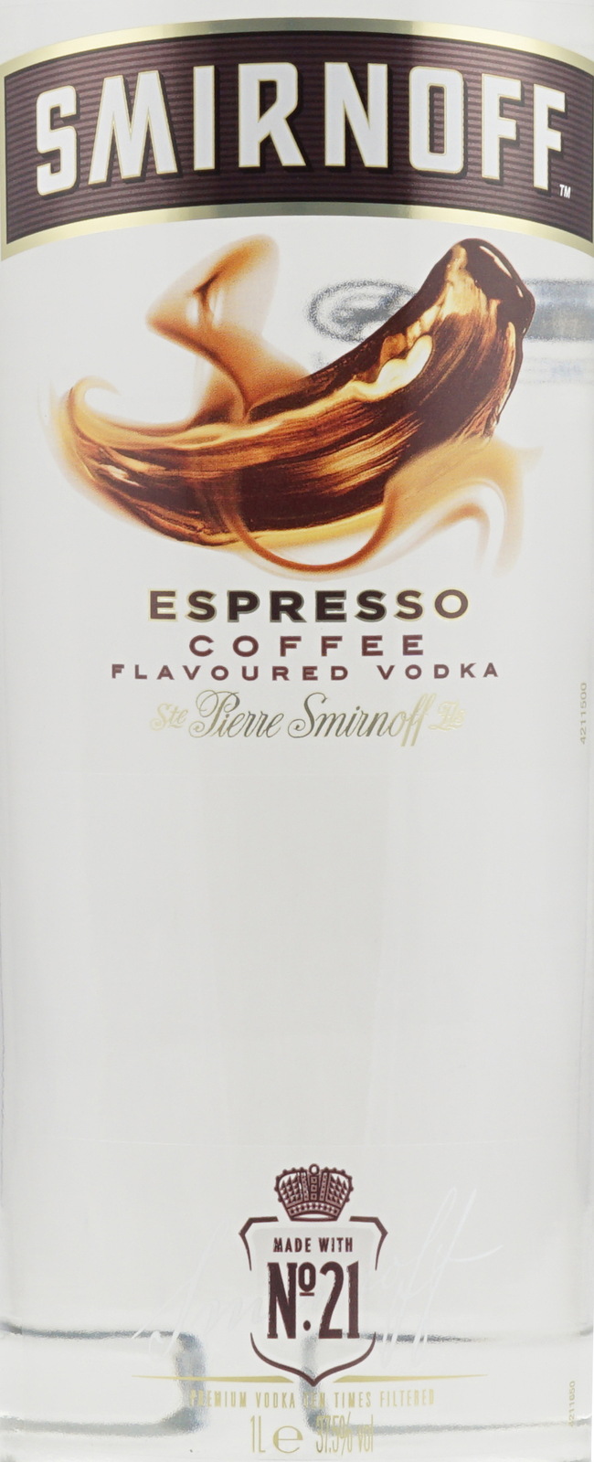 Smirnoff Espresso Vodka 1,0 Liter Wodka mit Espresso