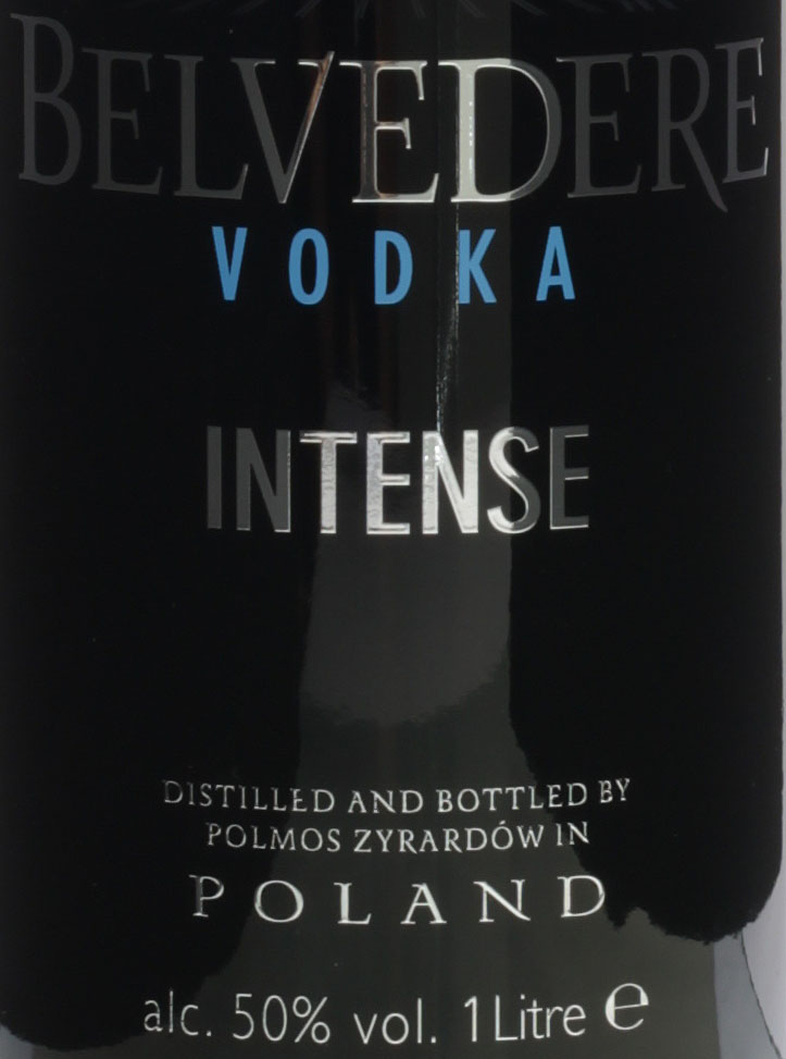 Belvedere Belvedere Vodka INTENSE 50% Vol. 1l