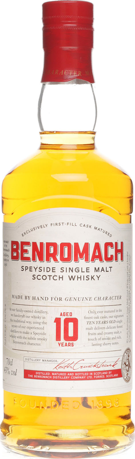 Benromach Single Malt Whisky 10 Jahre 0 7 Liter 43 Vol Beim Whiskyexperten