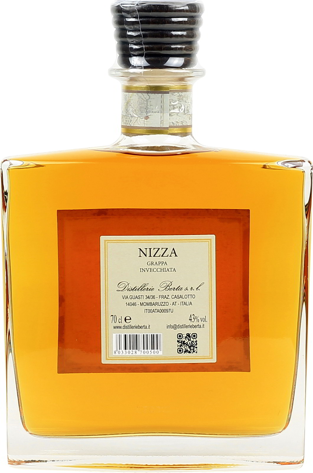 Berta Grappa di Barbera Nizzae 700ml 43%