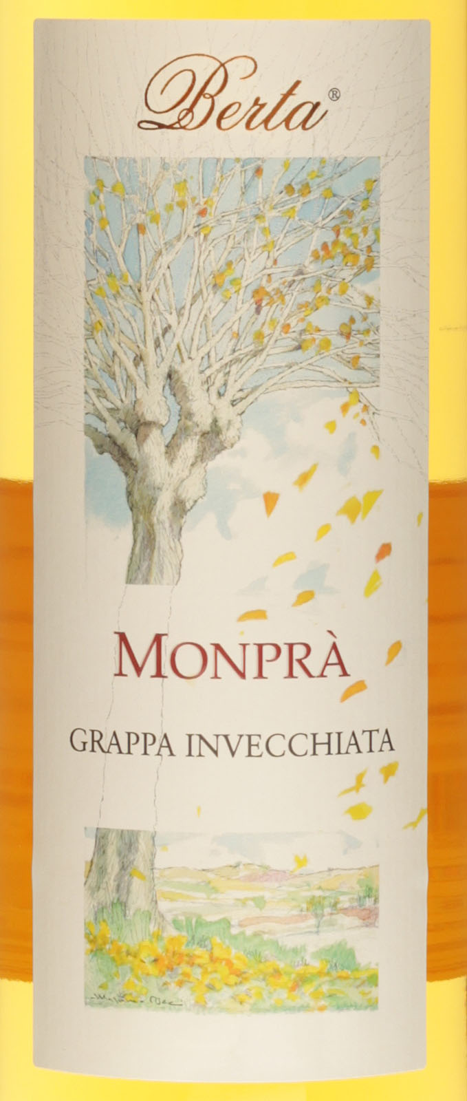 BERTA, MONPRÀ GRAPPA INVECCHIATA BARBERA E NEBBIOLO AST., 40% Vol., 70 cl