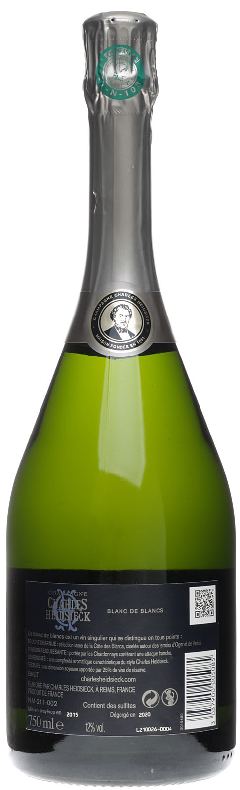 Charles Heidsieck Champagne Blanc De Blancs 0,75 Liter