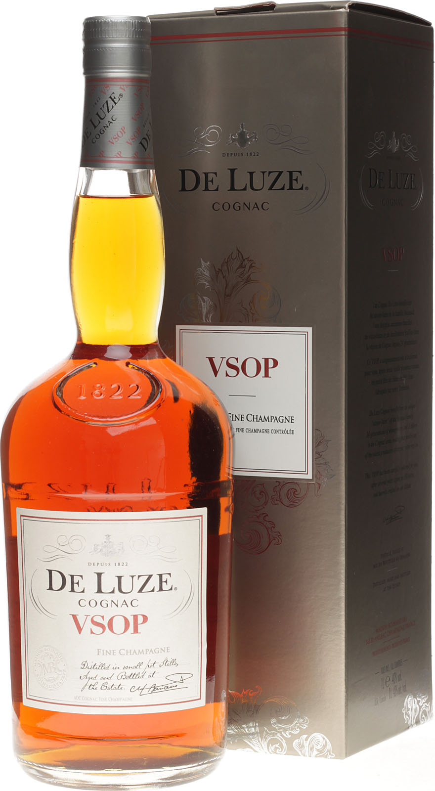 De Luze VSOP Cognac Liter 1,0 Cognac Flasche - Premium