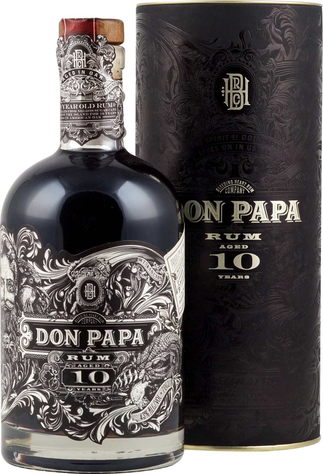 Don Papa Rum 10 Jahre de Gelagerter Vol. mit 43 Rum % 