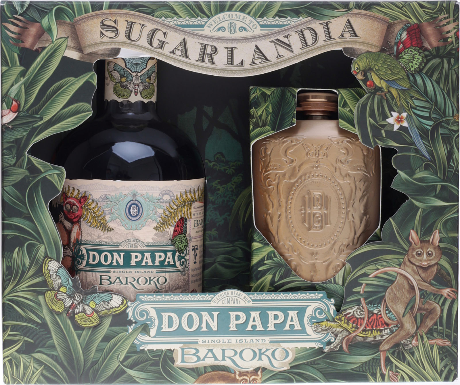 Don Papa Baroko + Hipflask