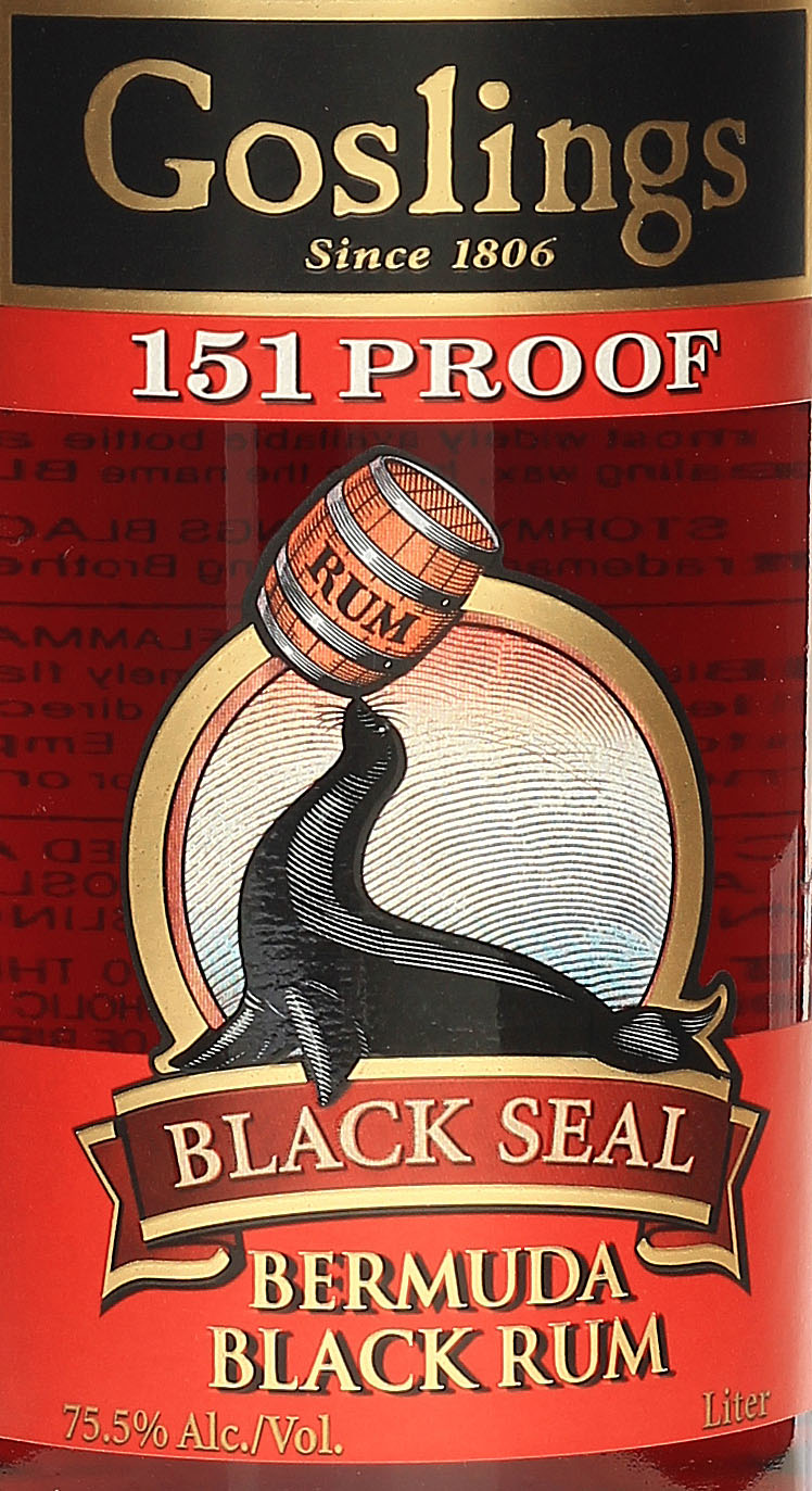 Goslings Black Seal 151 Proof Premium Rum