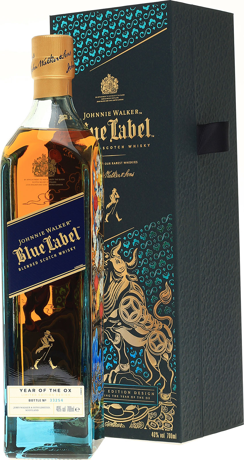 Johnnie Walker Blue Label Chinese New Year Limited Ed. Year of the Ox