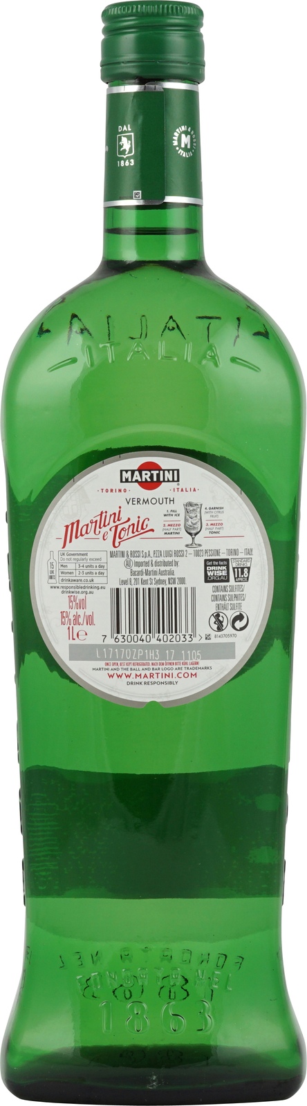 750 Martini Dry ml 15 Extra %