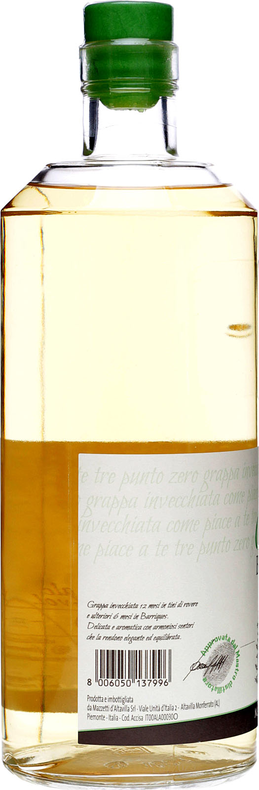 3.0 Barricata Grappa Invecchiata Mazzetti