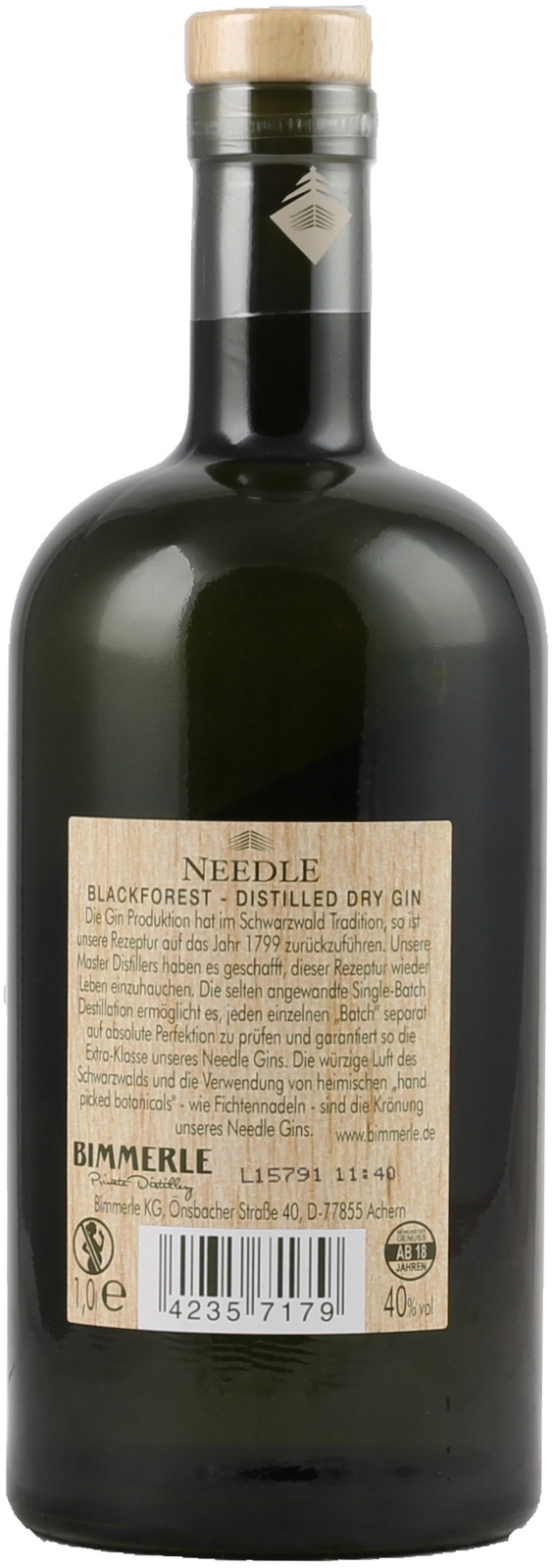 im hier Dry Needle Forest Onlineshop Gin Black