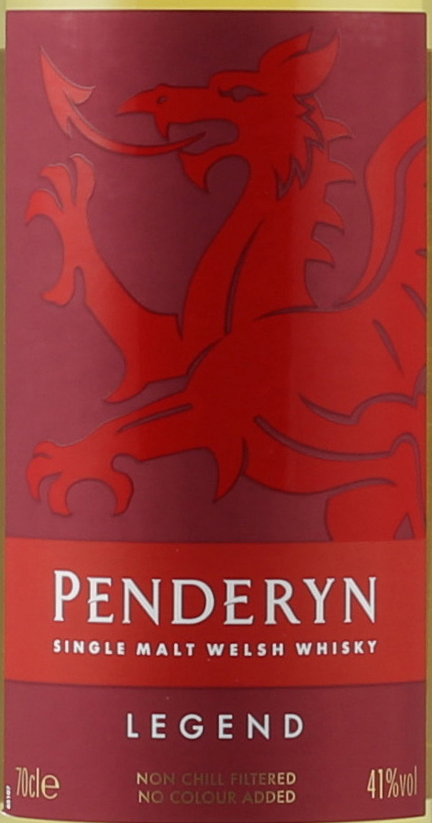 Welsh Liter Malt Single Whiskey 41% 0,7 Penderyn Legend