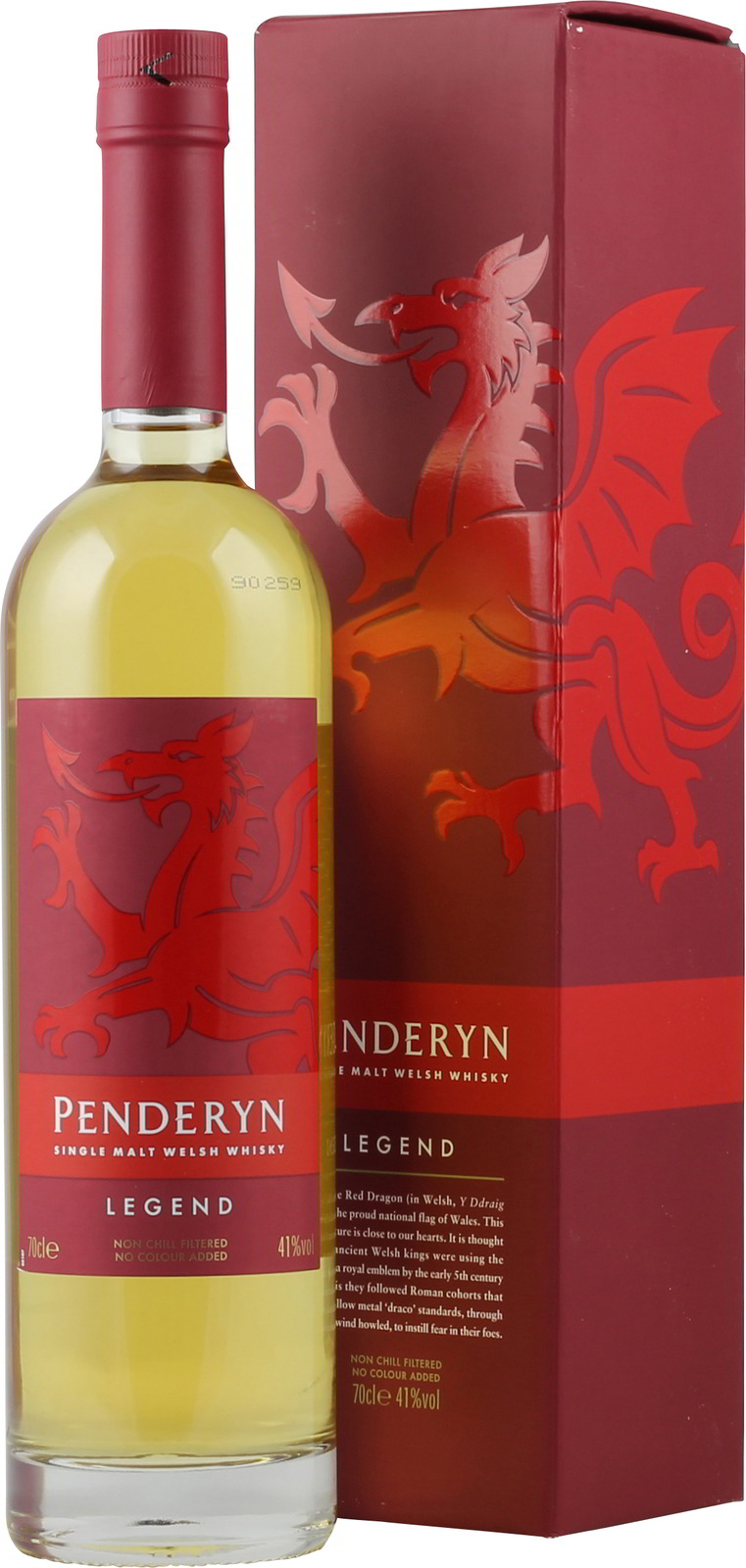 Penderyn Legend Welsh 41% Malt 0,7 Single Liter Whiskey
