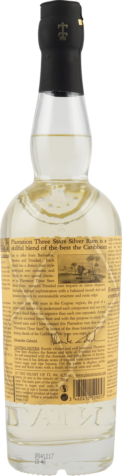 Plantation Kraibik White 3 mit 700 Rum der aus Stars ml