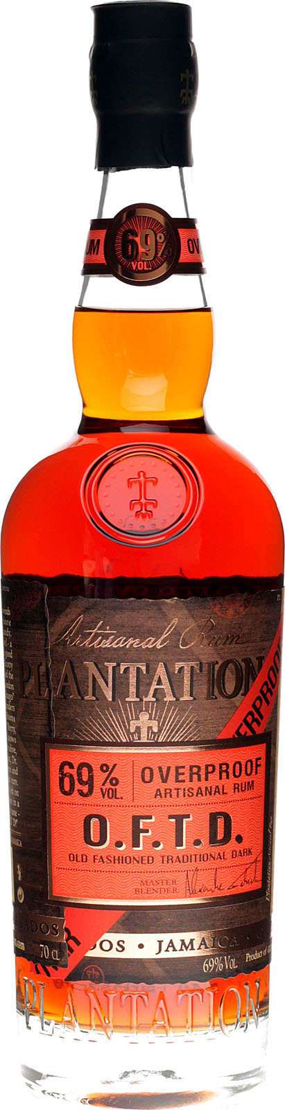 Plantation O.F.T.D. Overproof aus Karibik Rum der