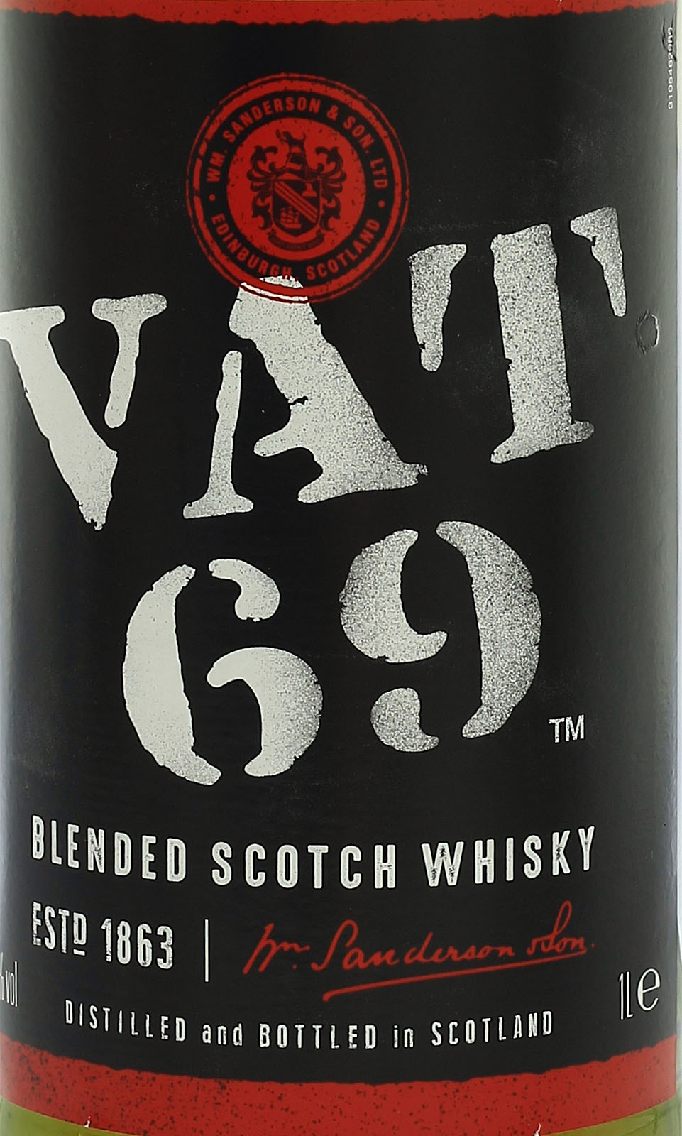 VAT 69 Blended Scotch Whisky, 40%, 1 l