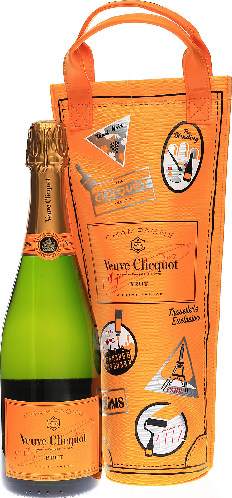 veuve clicquot bag champagne